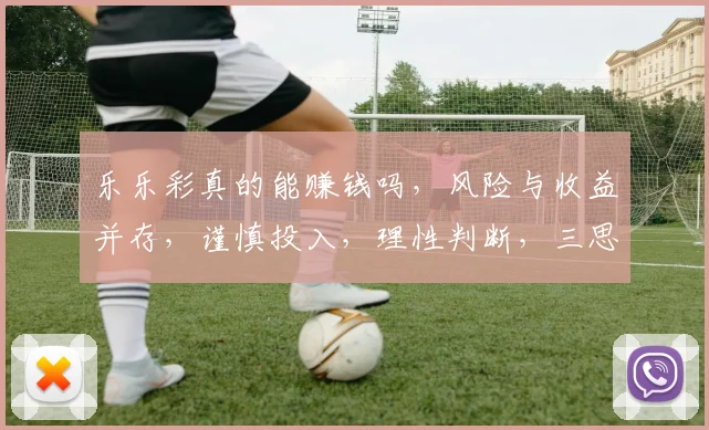 乐乐彩真的能赚钱吗，风险与收益并存，谨慎投入，理性判断，三思而后行。